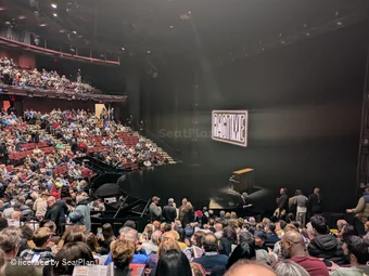 Vivian Beaumont Theater Orchestra P510 view from seat photo