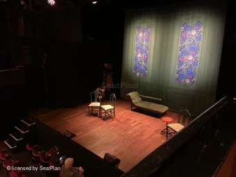 Arts Theatre Circle R10 view from seat photo