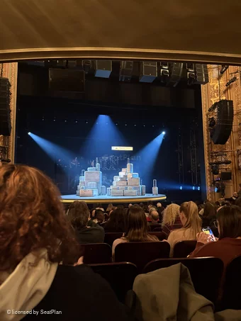 Longacre Theatre Orchestra O115 view from seat photo