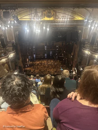 Victoria Palace Theatre Grand Circle J24 view from seat photo