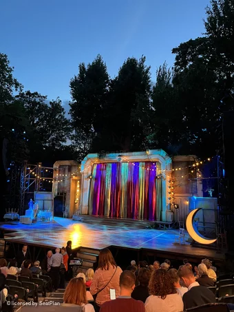 Regent's Park Open Air Theatre Upper Left K15 view from seat photo