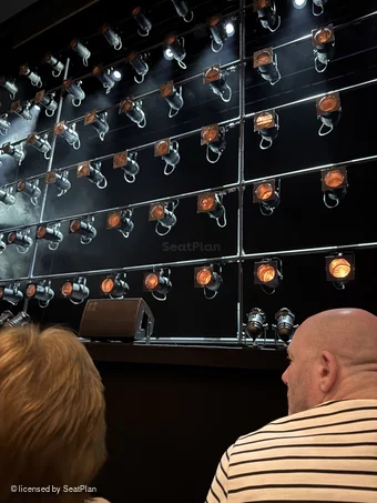 Shaftesbury Theatre Stalls B14 view from seat photo