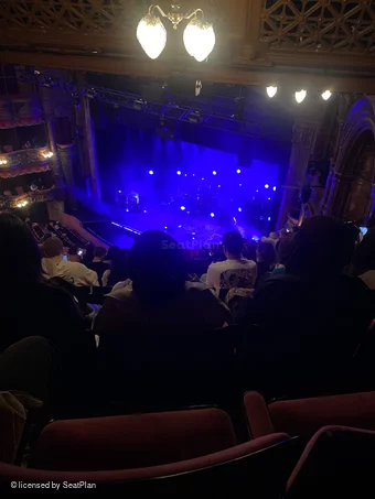 London Palladium Grand Circle M2 view from seat photo