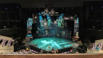 National Theatre - Olivier Circle B37 view from seat photo