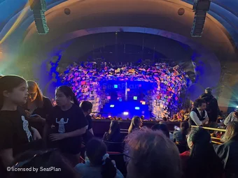 Cambridge Theatre Upper Circle L20 view from seat photo