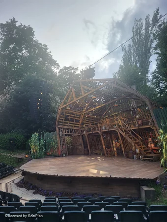 Regent's Park Open Air Theatre Lower Left H7 view from seat photo