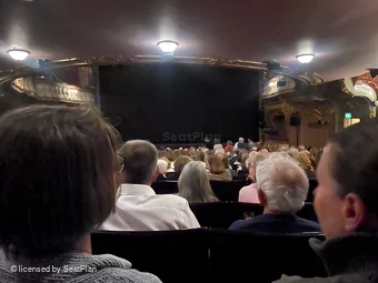 Apollo Theatre Stalls X9 view from seat photo
