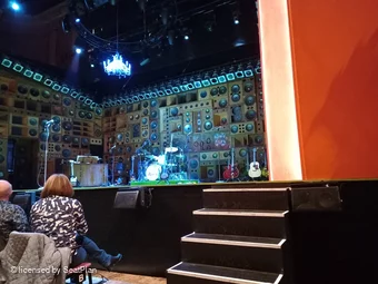 Alexandra Palace Theatre Stalls D8 view from seat photo