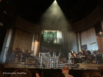 Lyric Theatre Stalls E8 view from seat photo