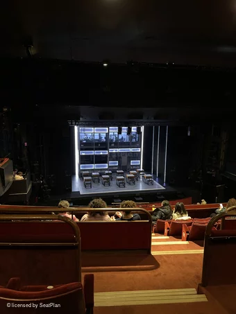 Peacock Theatre Dress Circle G25 view from seat photo