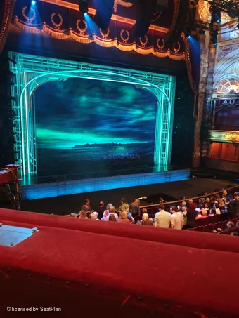 London Coliseum Dress Circle A54 view from seat photo