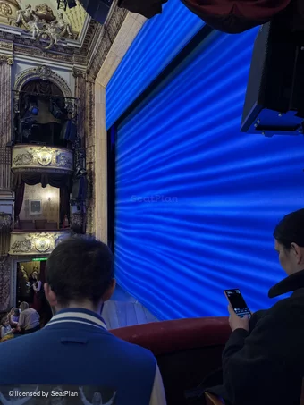 Novello Theatre Dress Circle Box C4 view from seat photo