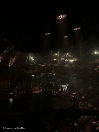 Hippodrome Casino Upper Level B38 view from seat photo