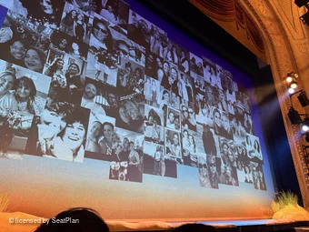 Majestic Theatre Orchestra B3 view from seat photo