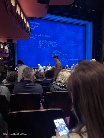 Prince Edward Theatre Stalls R33 view from seat photo