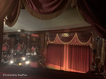 St Martin's Theatre Dress Circle Royal Box1 view from seat photo