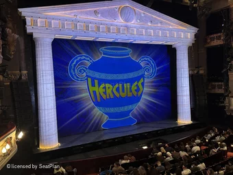 Theatre Royal Drury Lane Royal Circle B40 view from seat photo