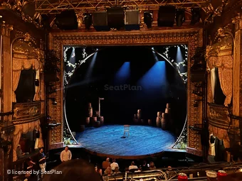 Theatre Royal Haymarket Royal Circle B12 view from seat photo
