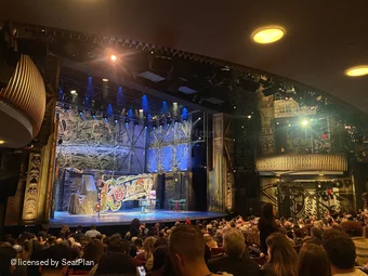 Stephen Sondheim Theatre Orchestra P21 view from seat photo