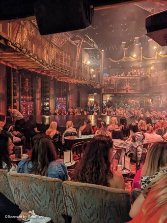 Hippodrome Casino Main Floor Couch C4 view from seat photo