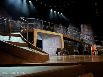 Samuel J. Friedman Theatre Orchestra BB115 view from seat photo