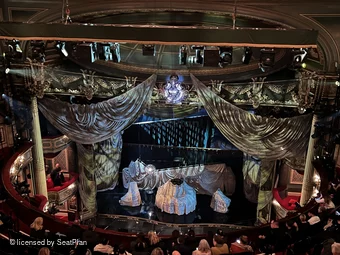 His Majesty's Theatre Balcony B15 view from seat photo