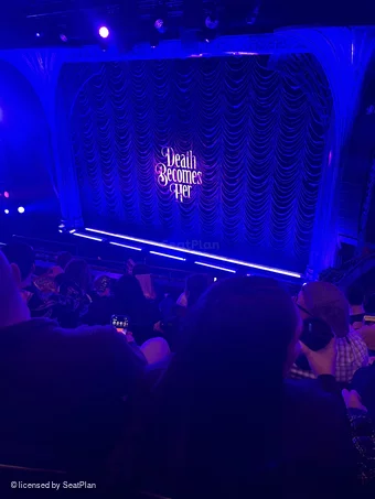 Lunt-Fontanne Theatre Front Mezzanine E14 view from seat photo