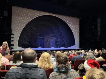 Peacock Theatre Stalls N27 view from seat photo