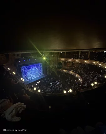 Hackney Empire Upper Circle D42 view from seat photo