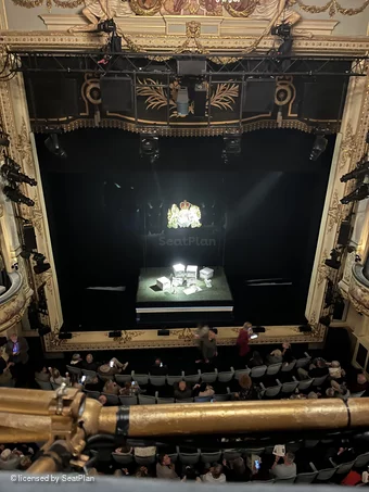 Wyndham's Theatre Grand Circle A17 view from seat photo