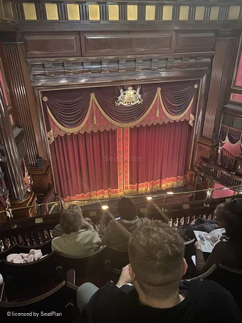 St Martin's Theatre Upper Circle E3 view from seat photo