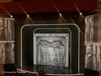 Samuel J. Friedman Theatre Mezzanine AA114 view from seat photo