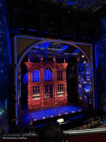 Savoy Theatre Dress Circle B26 view from seat photo
