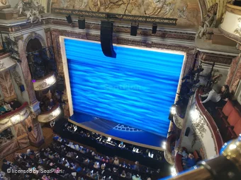 Novello Theatre Balcony A1 view from seat photo