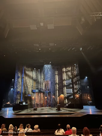 Barbican Theatre Stalls J19 view from seat photo