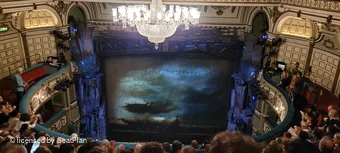 Sondheim Theatre Grand Circle H13 view from seat photo