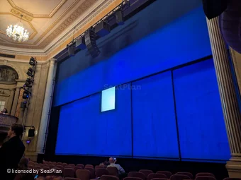 Music Box Theatre Orchestra H16 view from seat photo