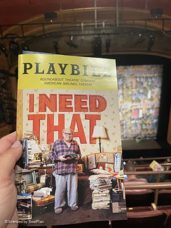 Todd Haimes Theatre Balcony E123 view from seat photo