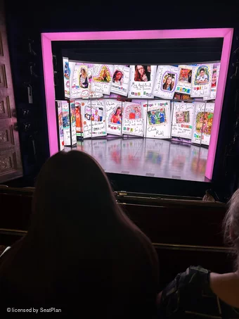 Savoy Theatre Dress Circle B11 view from seat photo