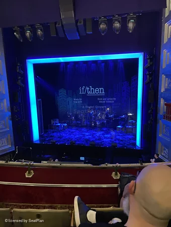 Savoy Theatre Dress Circle C9 view from seat photo