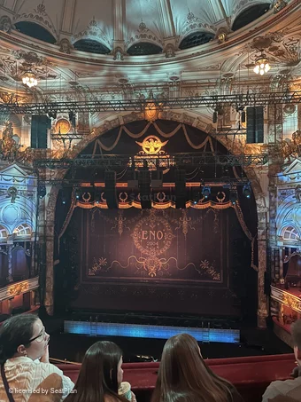 London Coliseum Upper Circle C22 view from seat photo