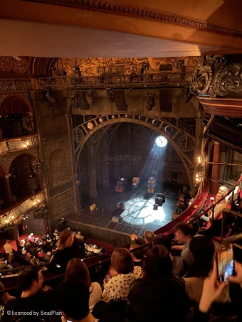 Palace Theatre Grand Circle E9 view from seat photo