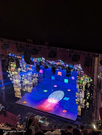 Palace Theatre Grand Tier M2 view from seat photo