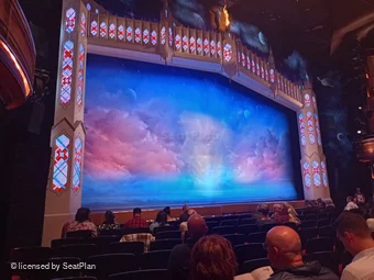 Prince of Wales Theatre Stalls J38 view from seat photo