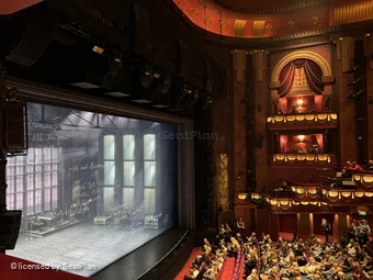 Prince Edward Theatre Dress Circle Circle Box 24 view from seat photo
