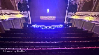 Criterion Theatre Dress Circle A13 view from seat photo