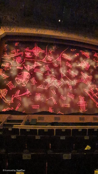 Lyceum Theatre Stalls E28 view from seat photo