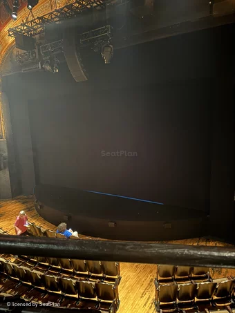 Studio 54 Theatre Front Mezzanine AA2 view from seat photo