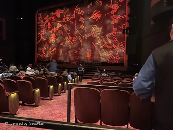 Minskoff Theatre Orchestra O6 view from seat photo
