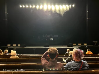 Barbican Theatre Stalls G19 view from seat photo